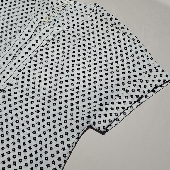 Max Studio Black y White Lucky Blouse - Picture 5 of 7